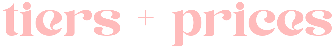 tiers + prices large